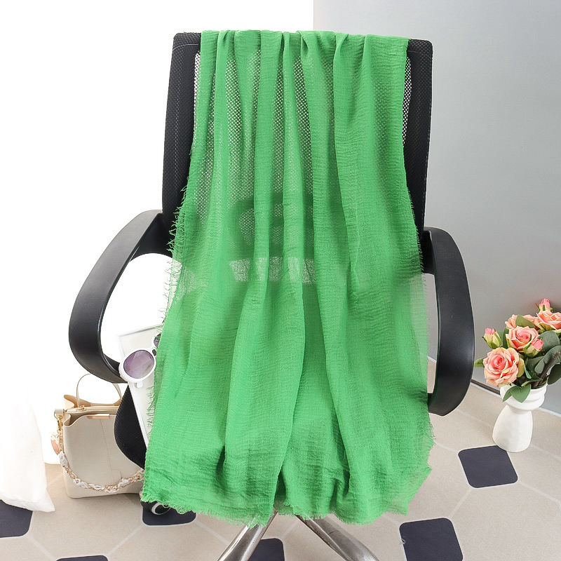 G245 Hidżab z miękkiego i oddychającego woalu