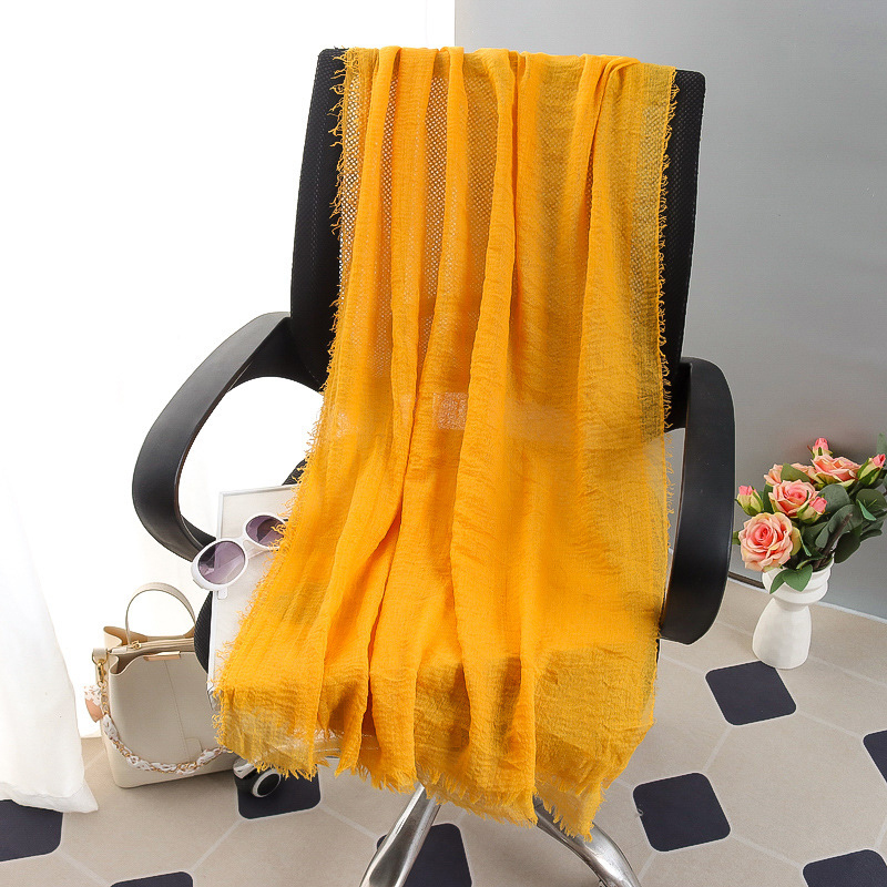 G245 Hidżab z miękkiego i oddychającego woalu