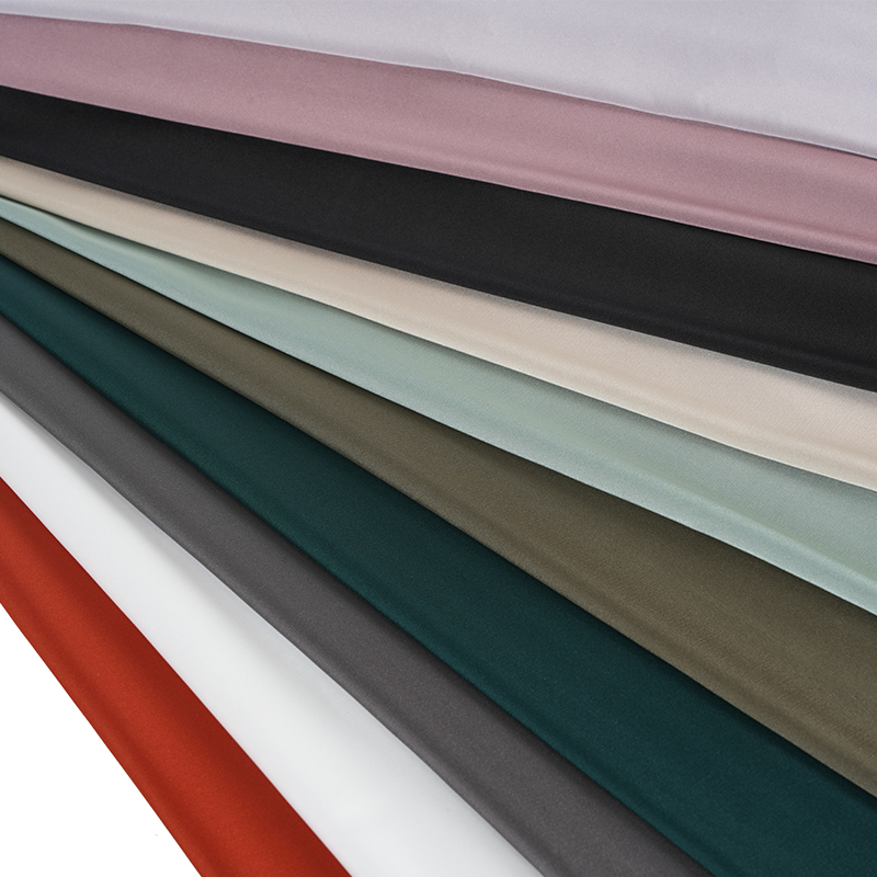 Barwiony szyfon satynowy ze stretchem 50D