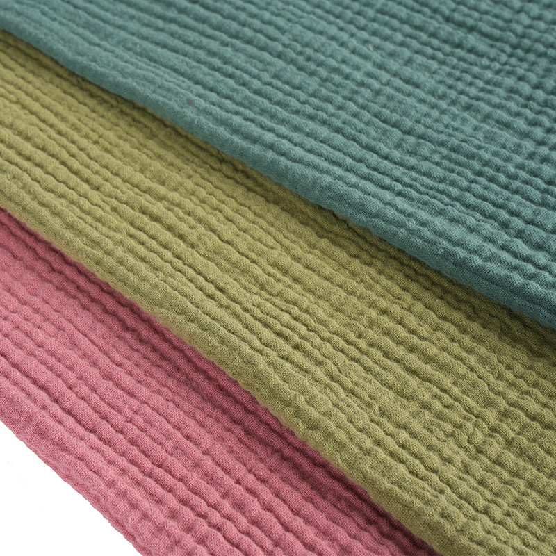 Podwójna krepa bawełniana z lat 40