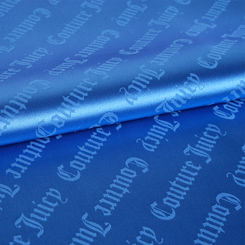 Tkanina żakardowa ze stretchem satynowym 75D w kształcie liter