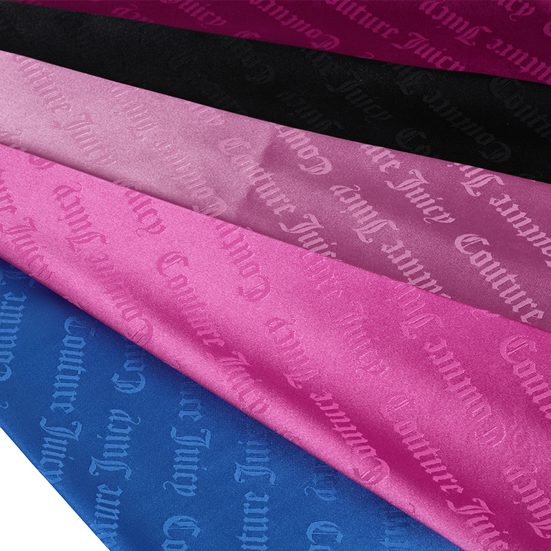 Tkanina żakardowa ze stretchem satynowym 75D w kształcie liter