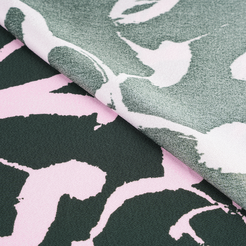 75D * 120D Poliester Jedwabny Pomarszczony Arabski Tkanina Drukowana