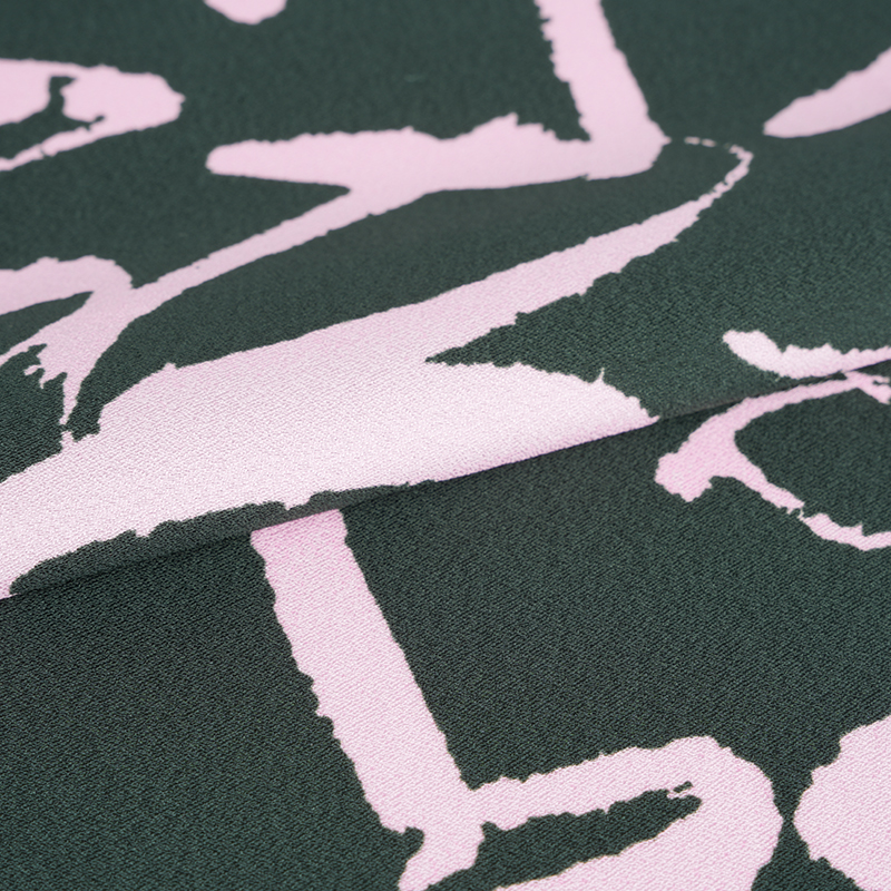 75D * 120D Poliester Jedwabny Pomarszczony Arabski Tkanina Drukowana