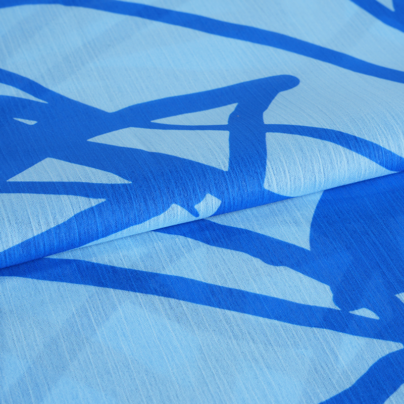 BD2503 Tkanina krepowa z szyfonowym nadrukiem 75D Dream Space