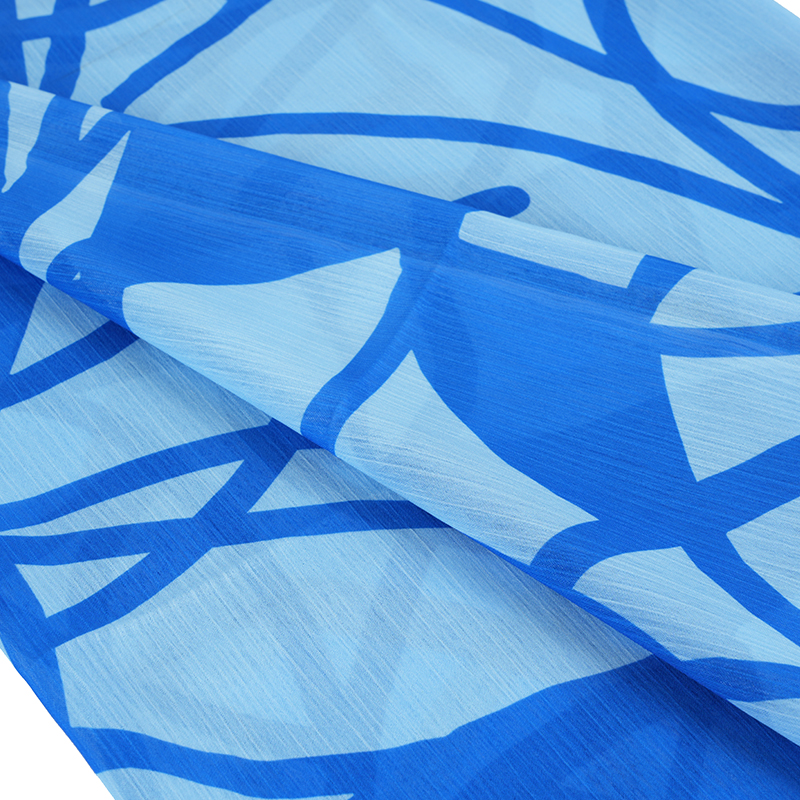 BD2503 Tkanina krepowa z szyfonowym nadrukiem 75D Dream Space