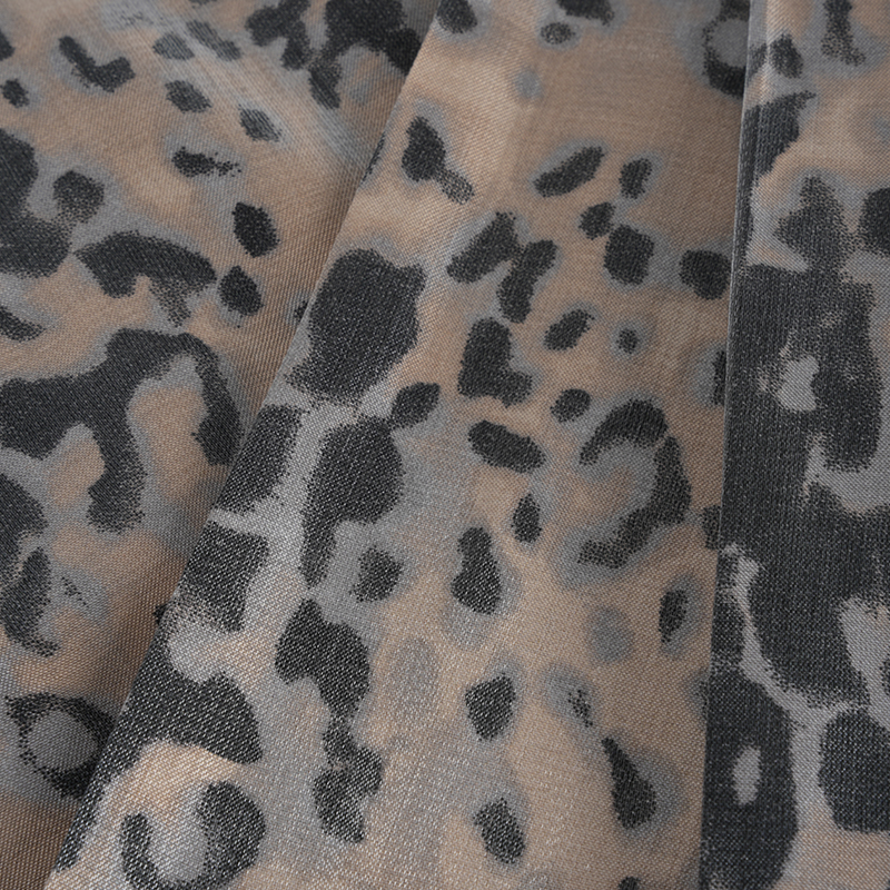 20d * 21s Zagęszczony złoty bawełniany mały materiał w panterkę