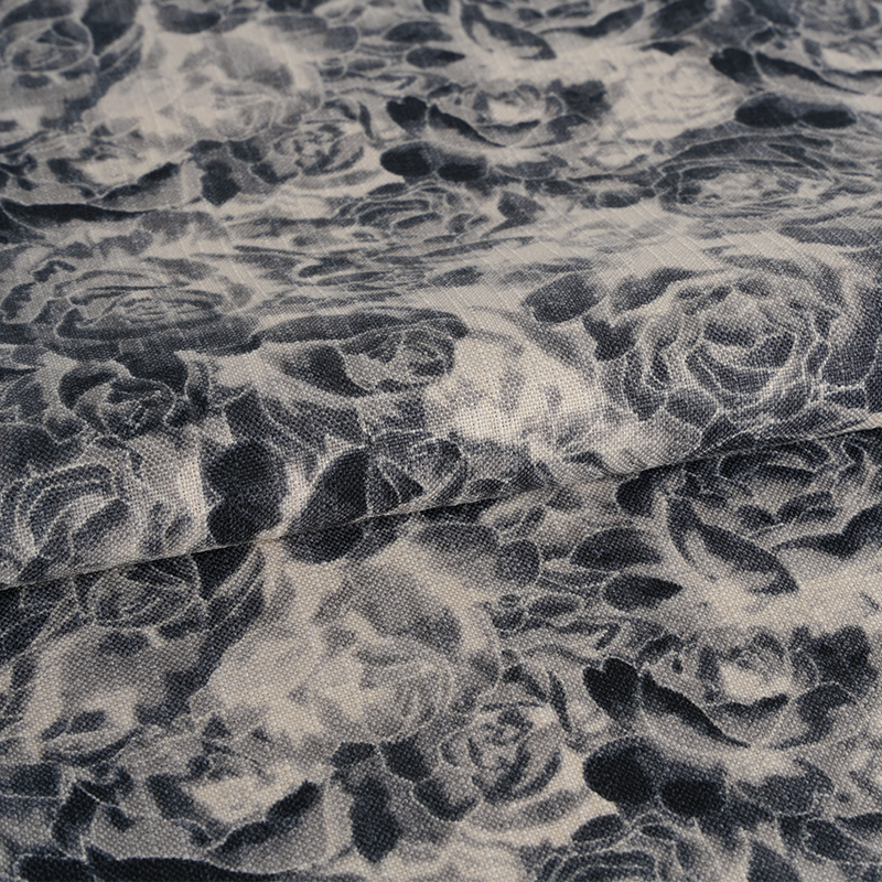 Tkanina z nadrukiem 320D w kolorze różowego melanżu