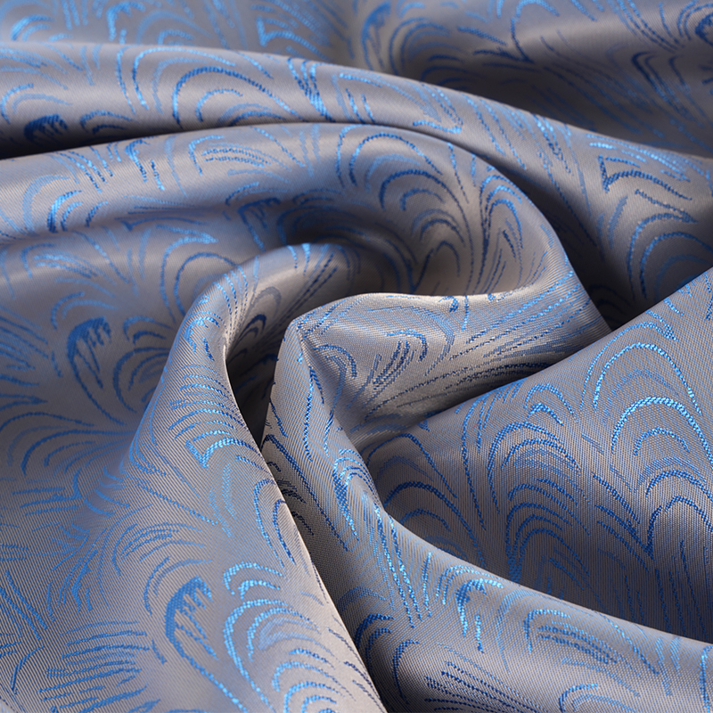 Żakard z kwiatami pszenicy PV