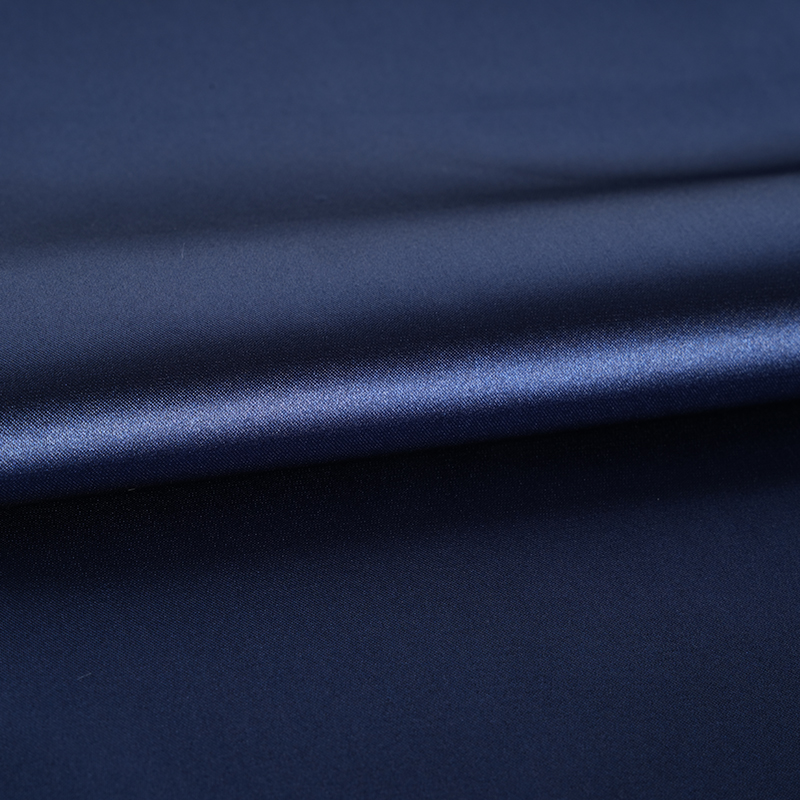 50D*50D barwiona błyszcząca, skręcona, rozciągliwa, satynowa tkanina barwiąca