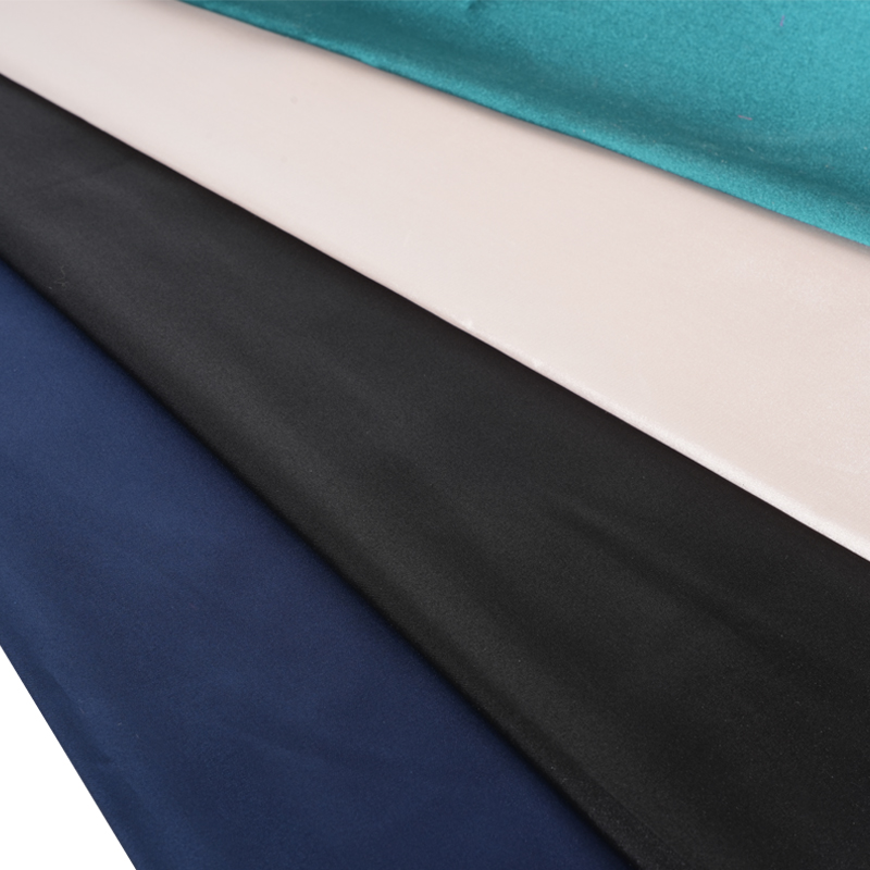 50D*50D barwiona błyszcząca, skręcona, rozciągliwa, satynowa tkanina barwiąca