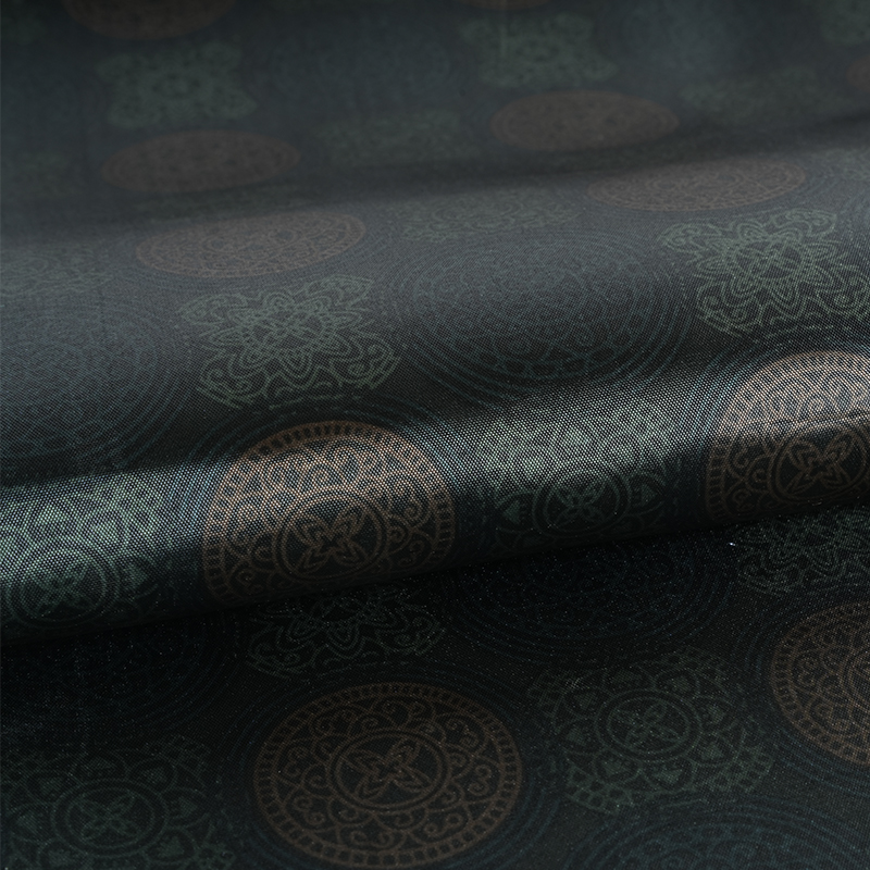 Lekka tkanina z nadrukiem mglistych lodów 180T