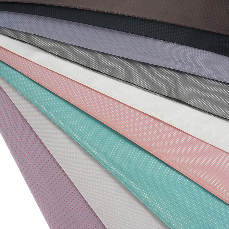 Tkanina w krzyżowe kropki PV