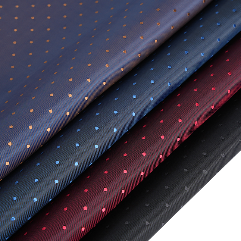 Mała tkanina żakardowa w kropki PV