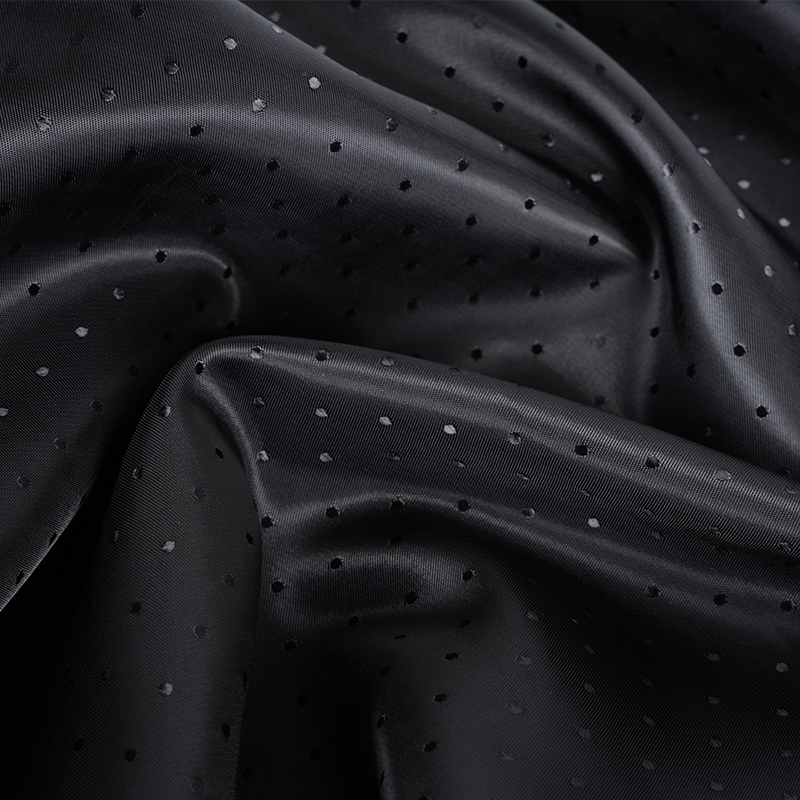 Mała tkanina żakardowa w kropki PV